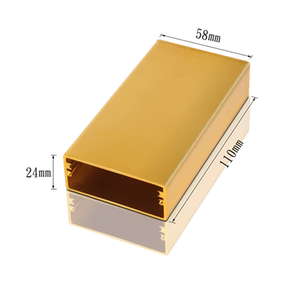 Kutija za kućište od ekstrudiranog aluminijuma 6063 od anodiziranog aluminijumskog profila